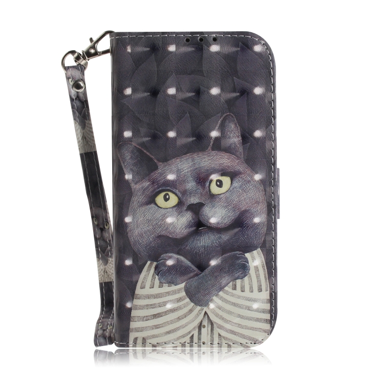 

3D Painting Pattern Coloured Drawing Horizontal Flip Leather Case for Xiaomi Redmi 7A, with Holder & Card Slots & Wallet(Embrace Cat)