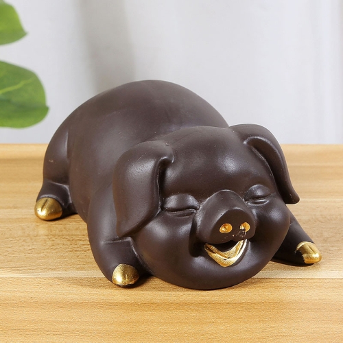 

Creative Redware Tea Favors Tea Play Kungfu Teaware Decoration, Fortunate Pig Series(Land)