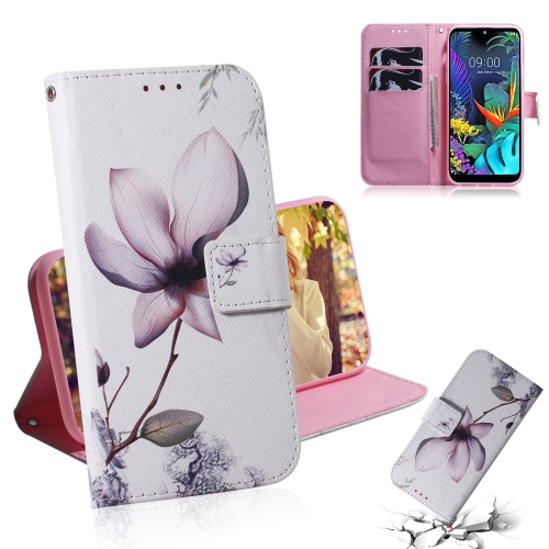 

Painting Pattern Coloured Drawing Horizontal Flip Leather Case with Holder & Card Slots & Wallet for LG K50(Magnolia)