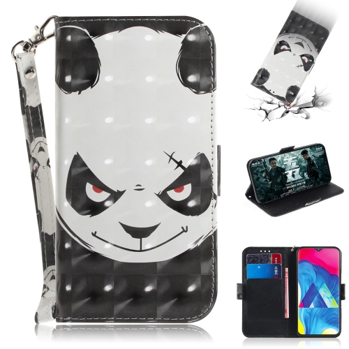 

3D Painting Pattern Coloured Drawing Horizontal Flip Leather Case with Holder & Card Slots & Wallet For Galaxy M10(Angry Bear)