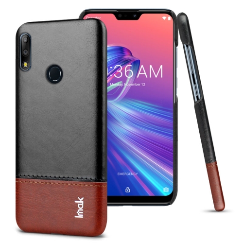 

IMAK Ruiyi Series Concise Slim PU + PC Protective Case for Asus Zenfone Max Pro (M2) ZB631KL(Black+Brown)