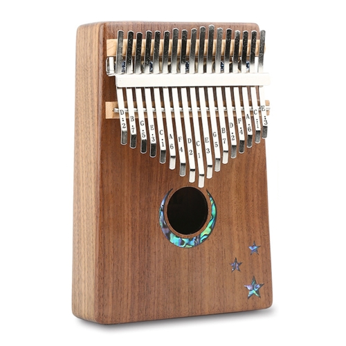 

Thumb Piano Kalimba 17-tone Finger Piano Beginners Entry Portable Musical Instrument Kalimba Finger Piano(Moon)