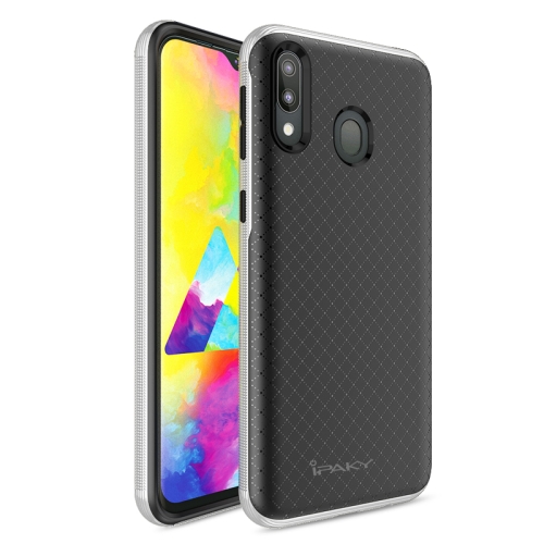 

iPAKY Bumblebee PC Frame + TPU Case for Galaxy M20(Silver)