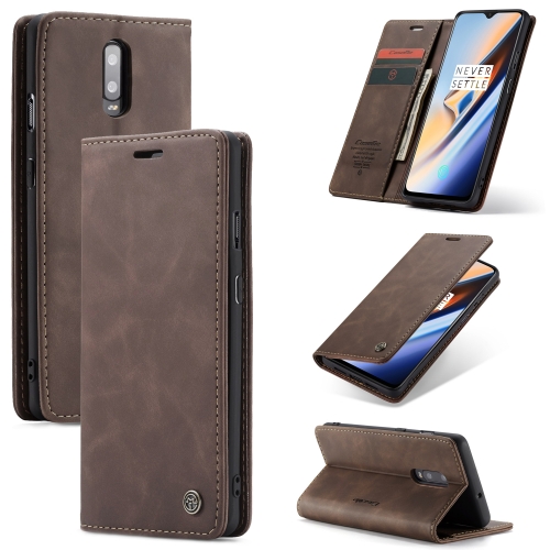 

CaseMe-013 Multifunctional Horizontal Flip Leather Case with Card Slot & Holder for Galaxy M10(Coffee)