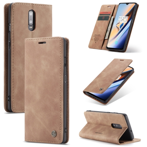 

CaseMe-013 Multifunctional Horizontal Flip Leather Case with Card Slot & Holder for Galaxy M10 / A10 (Brown)