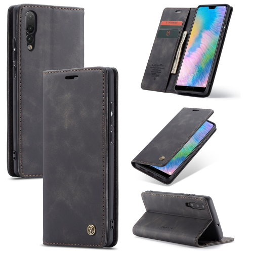 

CaseMe-013 Detachable Multifunctional Horizontal Flip Leather Case with Card Slot & Holder for Huawei P20 Pro(Black)