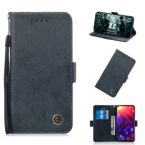 

Multifunctional Horizontal Flip Retro Leather Case with Card Slot & Holder for Huawei Honor View 20(Black)