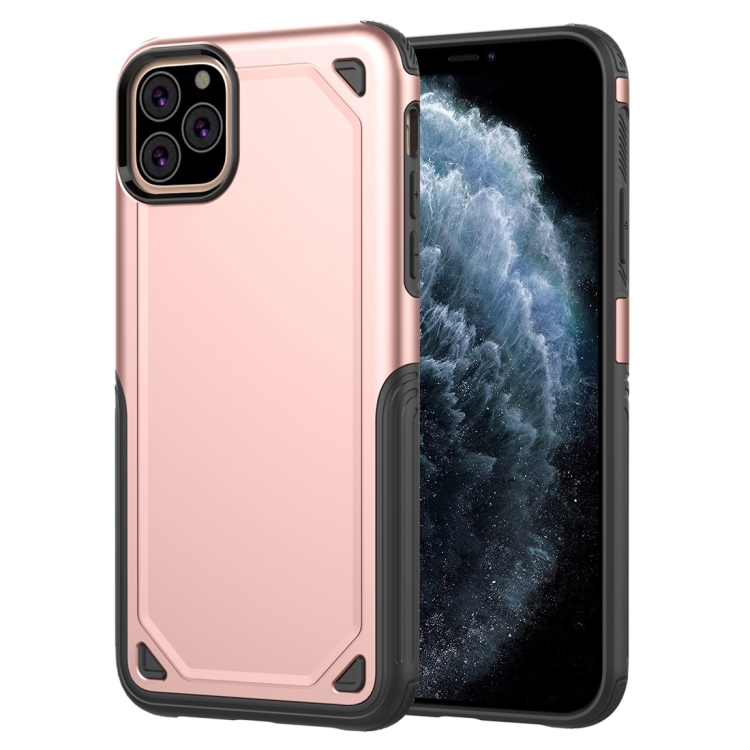 

Shockproof Rugged Armor Protective Case for iPhone XI (2019)(Rose Gold)