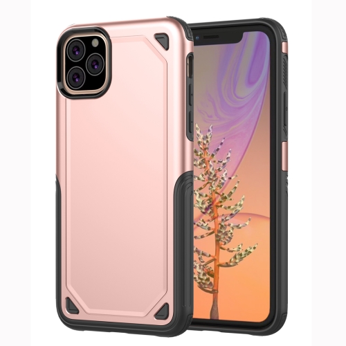 

Shockproof Rugged Armor Protective Case for iPhone XI Max (2019)(Rose Gold)