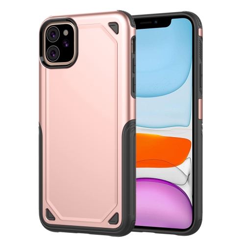 

Shockproof Rugged Armor Protective Case for iPhone XIR (2019)(Rose Gold)