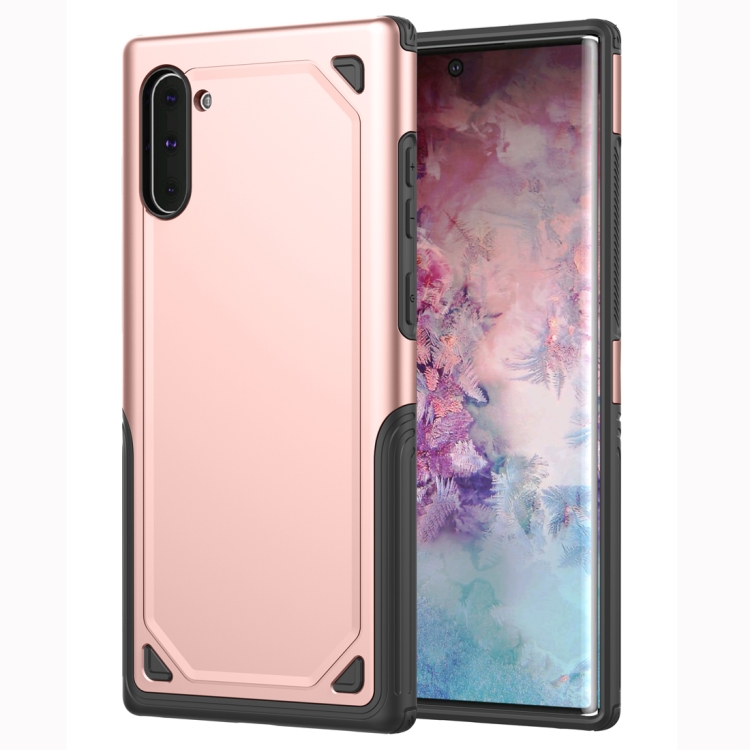 

Shockproof Rugged Armor Protective Case for Galaxy Note 10(Rose Gold)