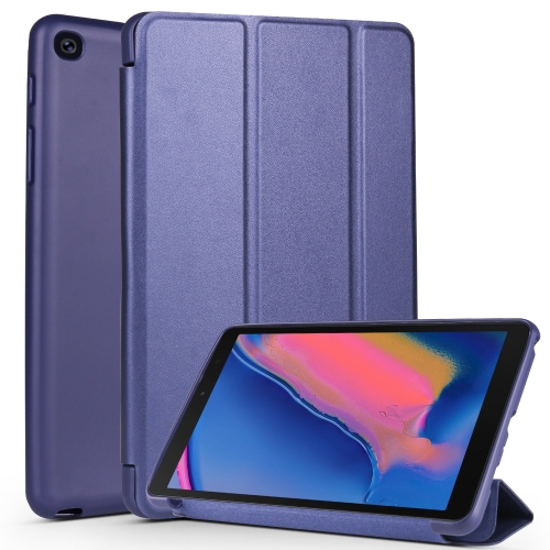 

Cowhide Texture Horizontal Flip Leather Case for Galaxy Tab A8 (2019) P200 / P205, with Holder(Dark Blue)