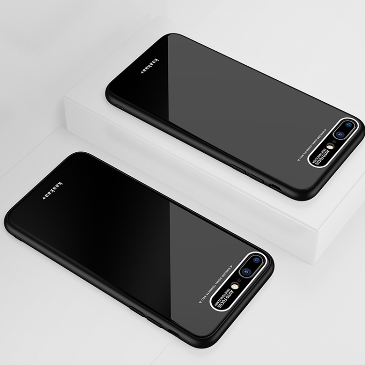 

Lycra Series Eye Protection TPU Acrylic Protection Case for iPhone 7 Plus / 8 Plus(Black)
