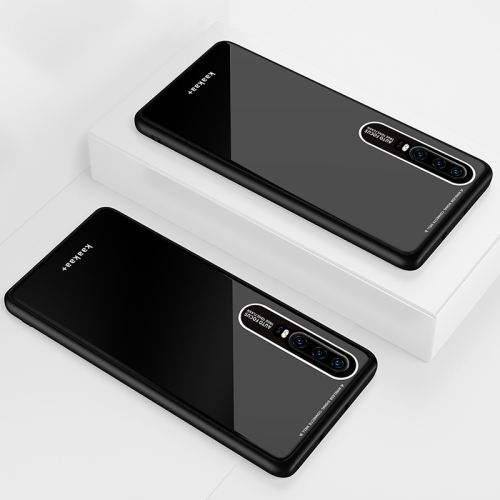 

Lycra Series Eye Protection TPU Acrylic Protection Case for Huawei P30(Black)