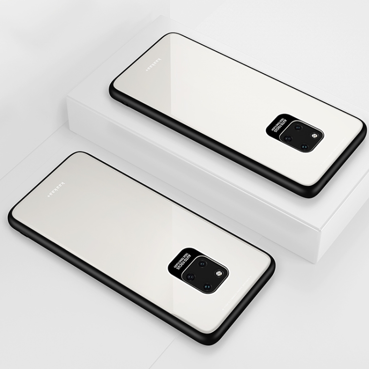 

Lycra Series Eye Protection TPU Acrylic Protection Case for Huawei Mate20 Pro(White)