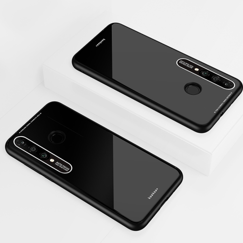 

Lycra Series Eye Protection TPU Acrylic Protection Case for Huawei Nova 4e / P30 Lite(Black)