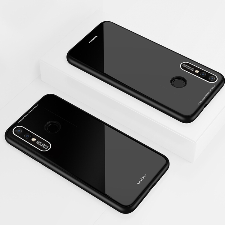 

Lycra Series Eye Protection TPU Acrylic Protection Case for Huawei Nova 3i(Black)