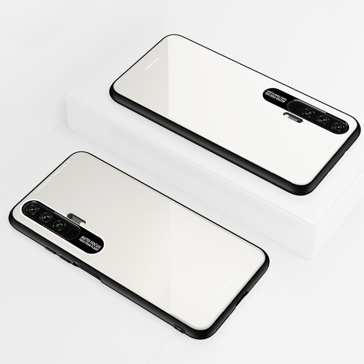 

Lycra Series Eye Protection TPU Acrylic Protection Case for Huawei Honor 20 Pro(White)