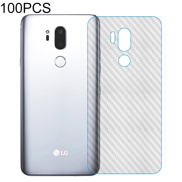 

100 PCS Carbon Fiber Material Skin Sticker Back Protective Film For LG K9 (2018)