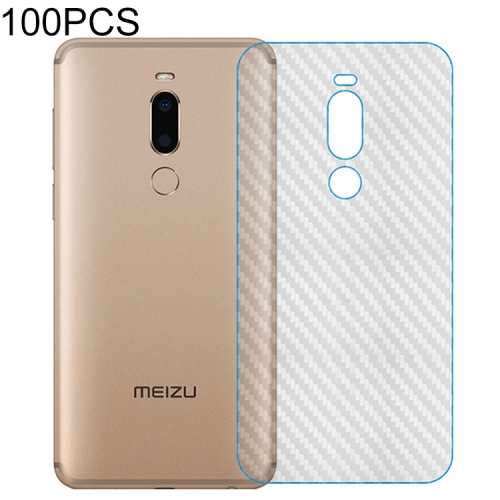 

100 PCS Carbon Fiber Material Skin Sticker Back Protective Film For Meizu PRO 7