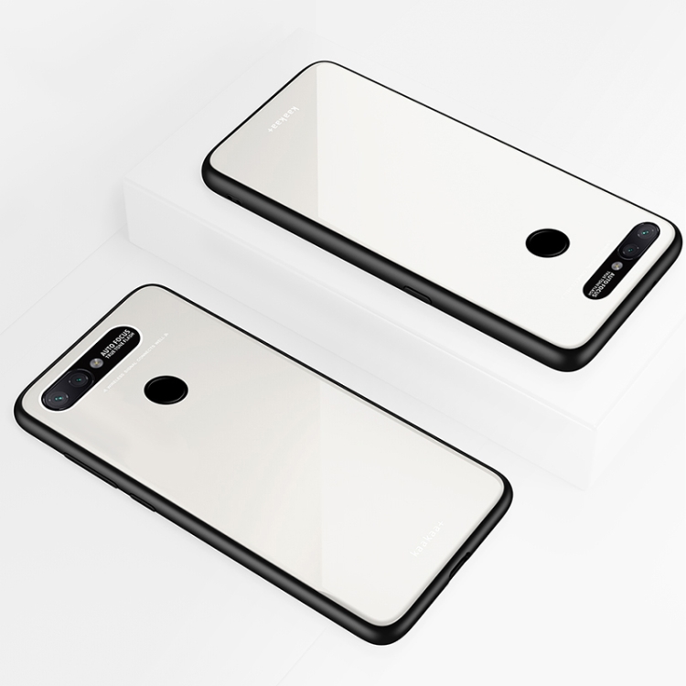 

Lycra Series Eye Protection TPU Acrylic Protection Case for Xioami 8 Lite(White)