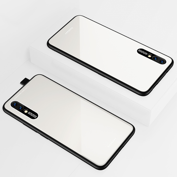 

Lycra Series Eye Protection TPU Acrylic Protection Case for Vivo Nex(White)