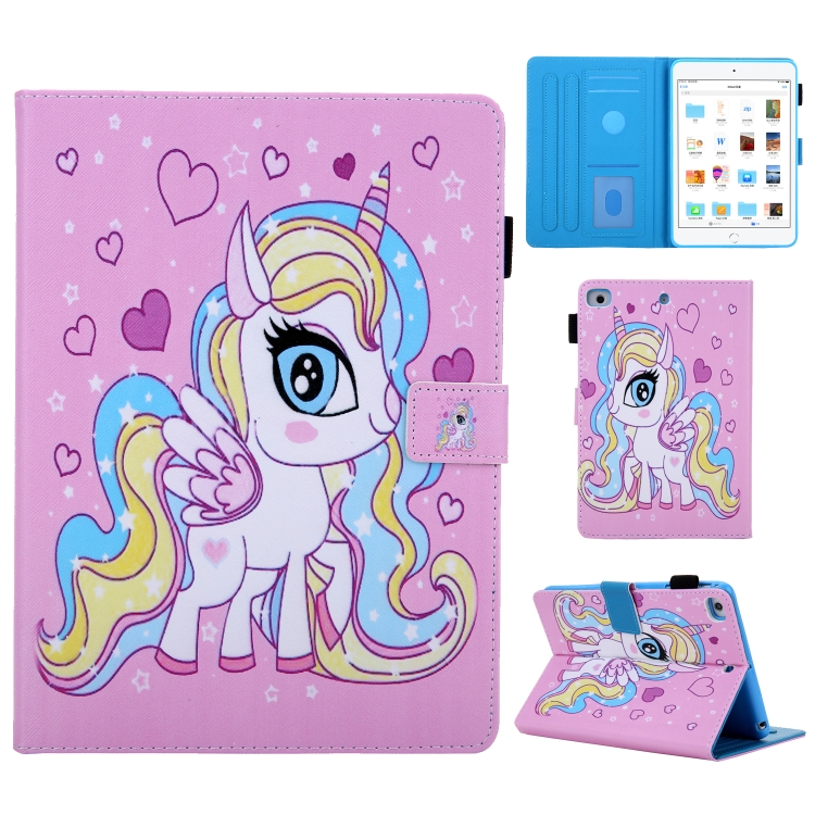 

Universal 3D Pattern Horizontal Flip Leather Case with Holder & Card Slot & Wallet for iPad 9.7(Little Horse)