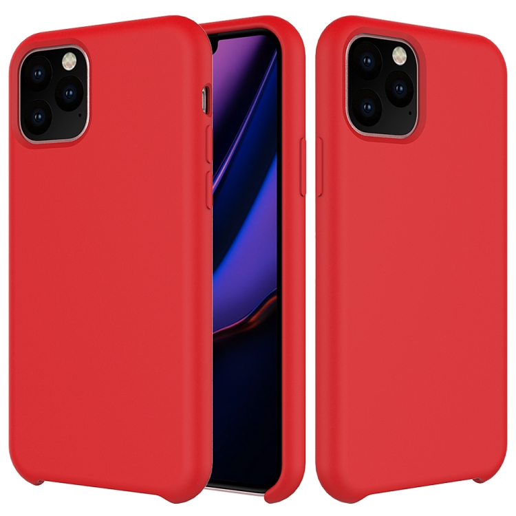 

Solid Color Liquid Silicone Shockproof Case For iPhone 11 Pro(Red)