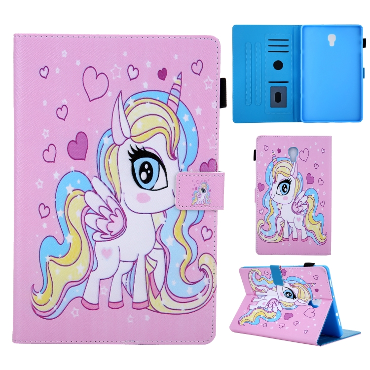 

Universal 3D Pattern Horizontal Flip Leather Case with Holder & Card Slot & Wallet for Galaxy Tab 10.1 2019 T510 / T515(Little White Horse)