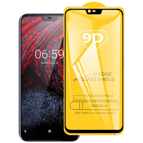 

9D Full Glue Full Screen Tempered Glass Film For Nokia X6