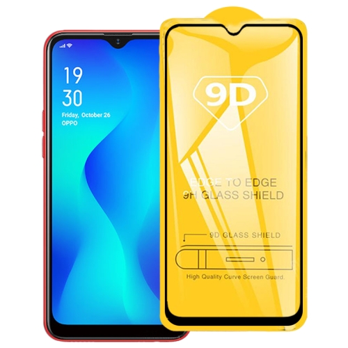 

9D Full Glue Full Screen Tempered Glass Film For OPPO A1k