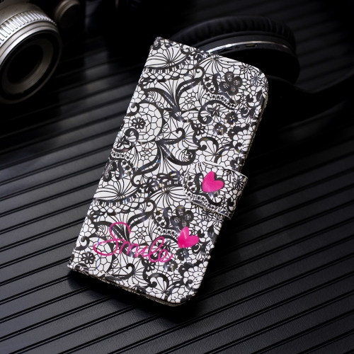 

3D Painting Pattern Coloured Drawing Horizontal Flip PU Leather Case with Holder & Card Slots & Wallet For LG Stylo 4 / Q Stylus(Lace Flower)