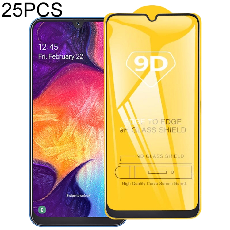 

25 PCS 9D Full Glue Full Screen Tempered Glass Film For Galaxy J8 (2018)