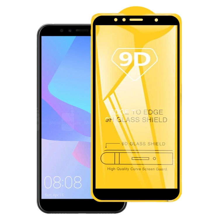 

9D Full Glue Full Screen Tempered Glass Film For Huawei Y6 (2018)