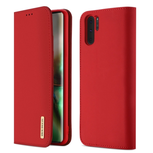 

DUX DUCIS WISH Series TPU + PU + Leather Case with Card Slots & Wallet for Galaxy Note 10 Plus(Red)