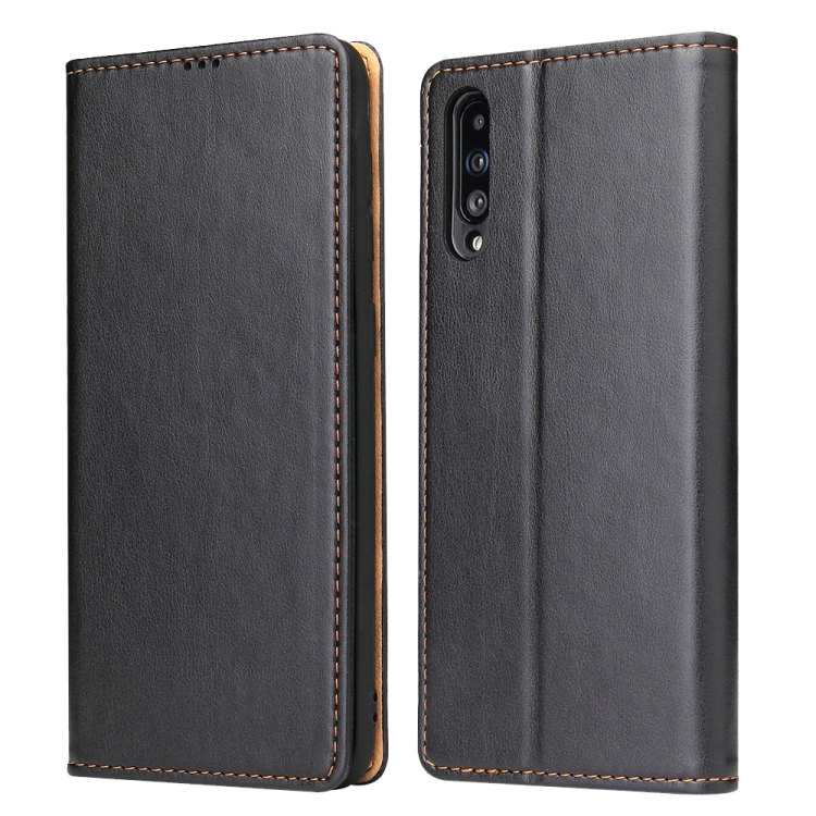 

Dermis Texture PU +TPU Horizontal Flip Leather Case with Holder & Card Slots & Wallet For Galaxy A50(Black)