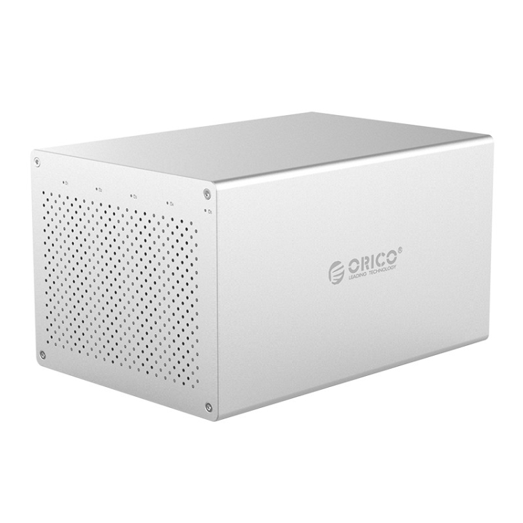 

ORICO Honeycomb Series WS500RU3 SATA 3.5 inch USB 3.0 5 Bays Aluminum Alloy HDD / SSD Enclosure with Raid, The Maximum Support Capacity: 50TB