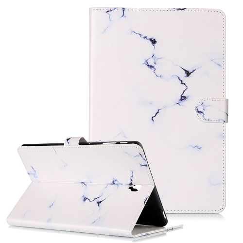 

Colored Drawing Pattern Horizontal Flip PU Leather Case with Holder & Card Slots & Wallet For Galaxy Tab S4 10.5 / T830(White Marble )