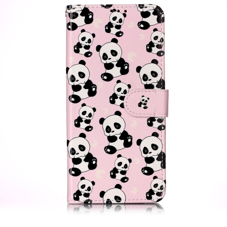 

Oil Embossed Coloured Drawing Pattern Horizontal Flip PU Leather Case with Holder & Card Slots & Wallet & Photo Frame For Galaxy A70(Pandas)