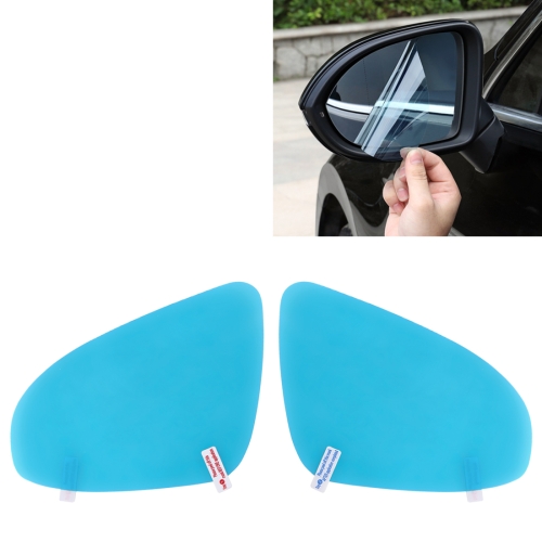 

Car PET Rearview Mirror Protective Window Clear Anti-fog Waterproof Rain Shield Film For Audi A4 2017-2018