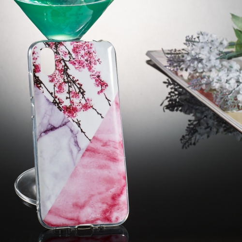 

Coloured Drawing Pattern IMD Workmanship Soft TPU Protective Case For Huawei Y5 2019(Wintersweet Marble)