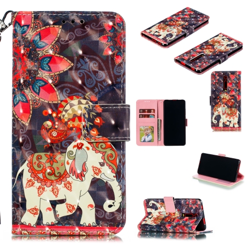 

3D Painted Pattern Horizontal Flip Leather Case with Holder & Card Slot & Wallet & Photo Frame & Lanyard For Xiaomi Redmi K20 & K20 Pro(Phoenix Elephant)