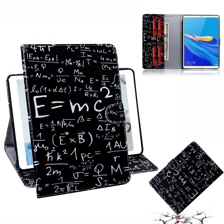 

3D Colored Drawing Horizontal Flip Leather Case with Holder & Card Slot & Wallet For Huawei MediaPad M6 8.4 (2019)(Formula)