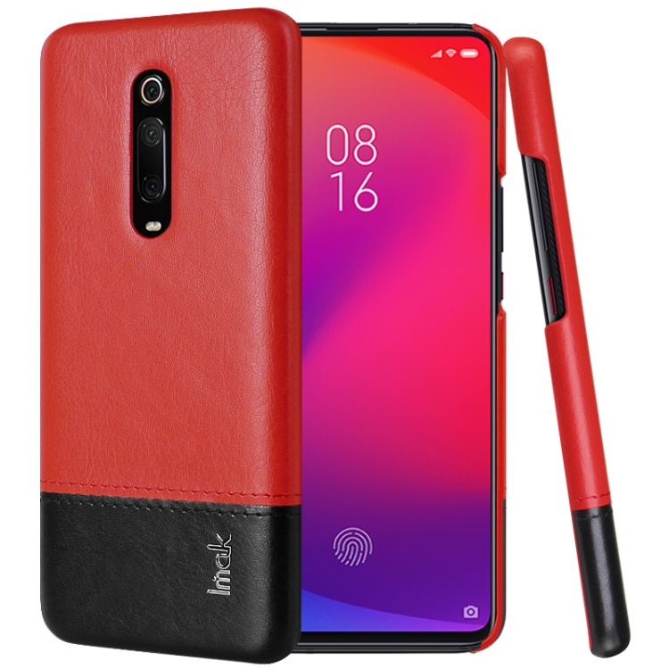 

IMAK Ruiyi Series Concise Slim PU + PC Protective Case For Xiaomi Redmi K20 & K20 Pro(Black+Red)