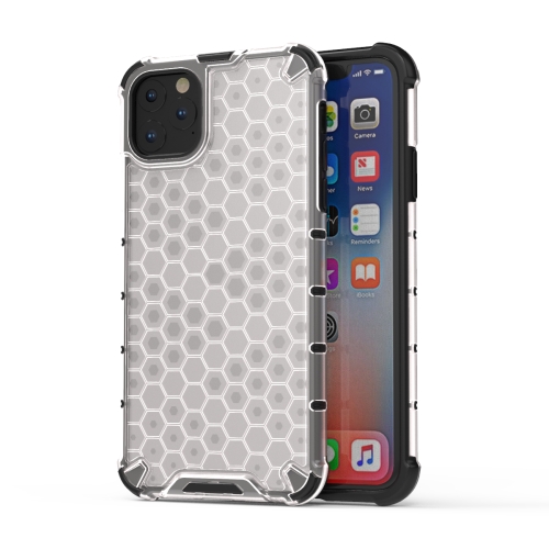 

Shockproof Honeycomb PC + TPU Case for iPhone 11 Pro(Transparent)