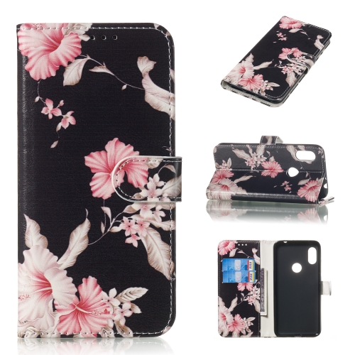 

Colored Drawing Marble Pattern Horizontal Flip PU Leather Case with Holder & Card Slots & Wallet For Xiaomi Redmi Note 6 Pro(Azalea)