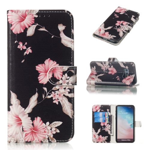 

Colored Drawing Marble Pattern Horizontal Flip PU Leather Case with Holder & Card Slots & Wallet For Galaxy S10e(Azalea)