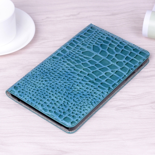 

Crocodile Texture Horizontal Flip Leather Case with Holder & Card Slots & Wallet for Galaxy Tab A 8.0 (2019)(Blue)