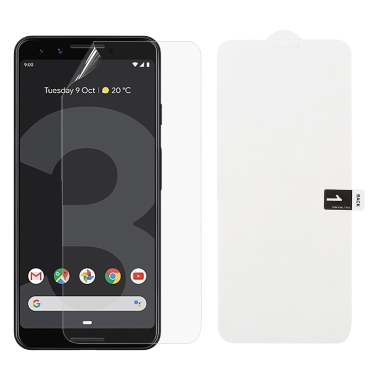 

Soft Hydrogel Film Full Cover Front Protector for Google Pixel 3