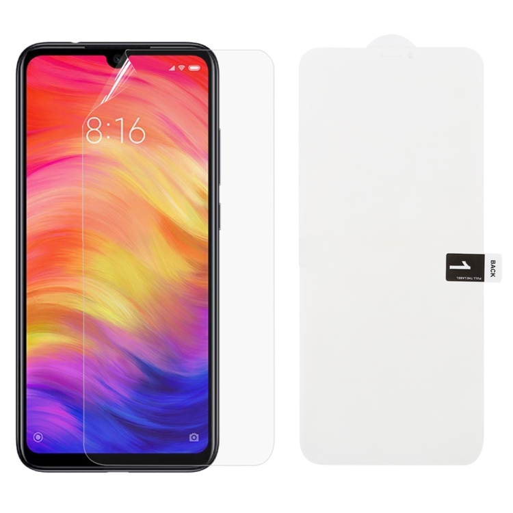 

Soft Hydrogel Film Full Cover Front Protector for Xiaomi Redmi Note 7